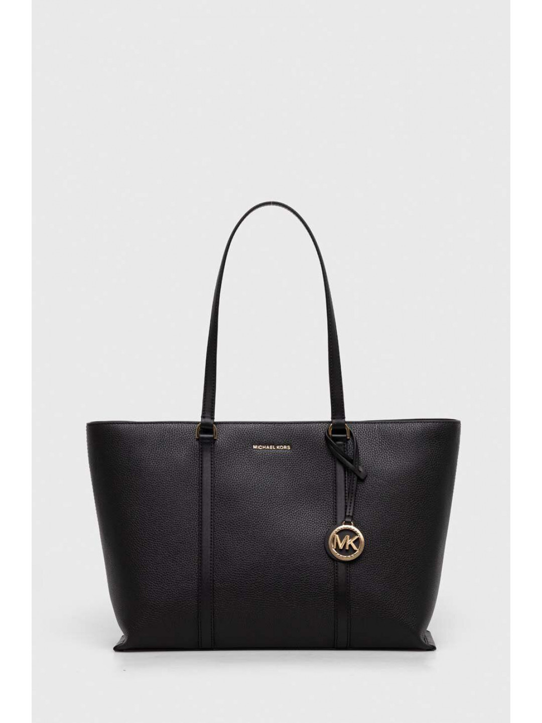 Kožená kabelka MICHAEL Michael Kors černá barva